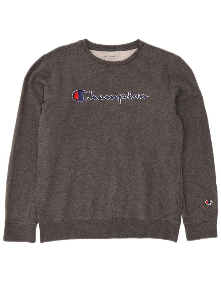 CHAMPION Γυναικεία γραφική φούτερ Jumper UK 18 XL Γκρι