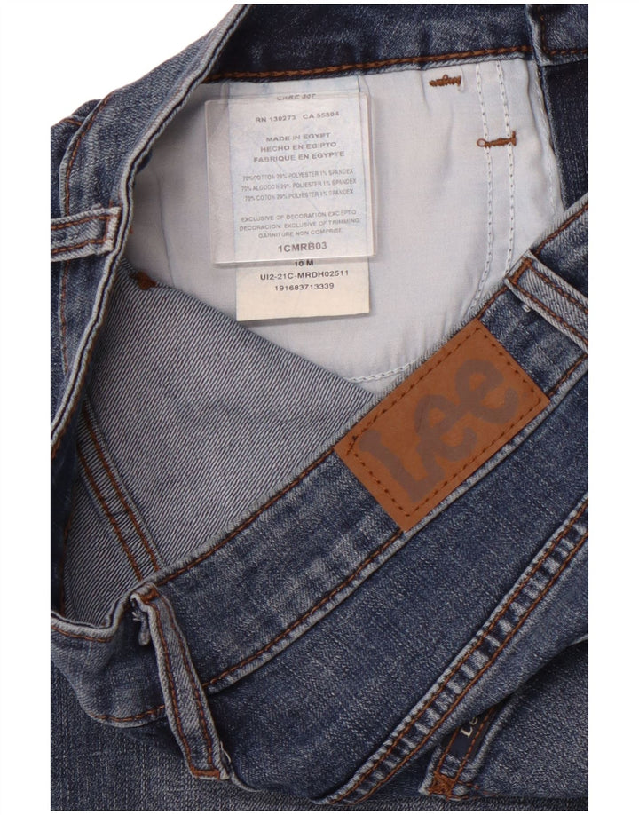 Γυναικείο κανονικό τζιν σορτς βερμούδα LEE 10 μεγάλο W28 μπλε