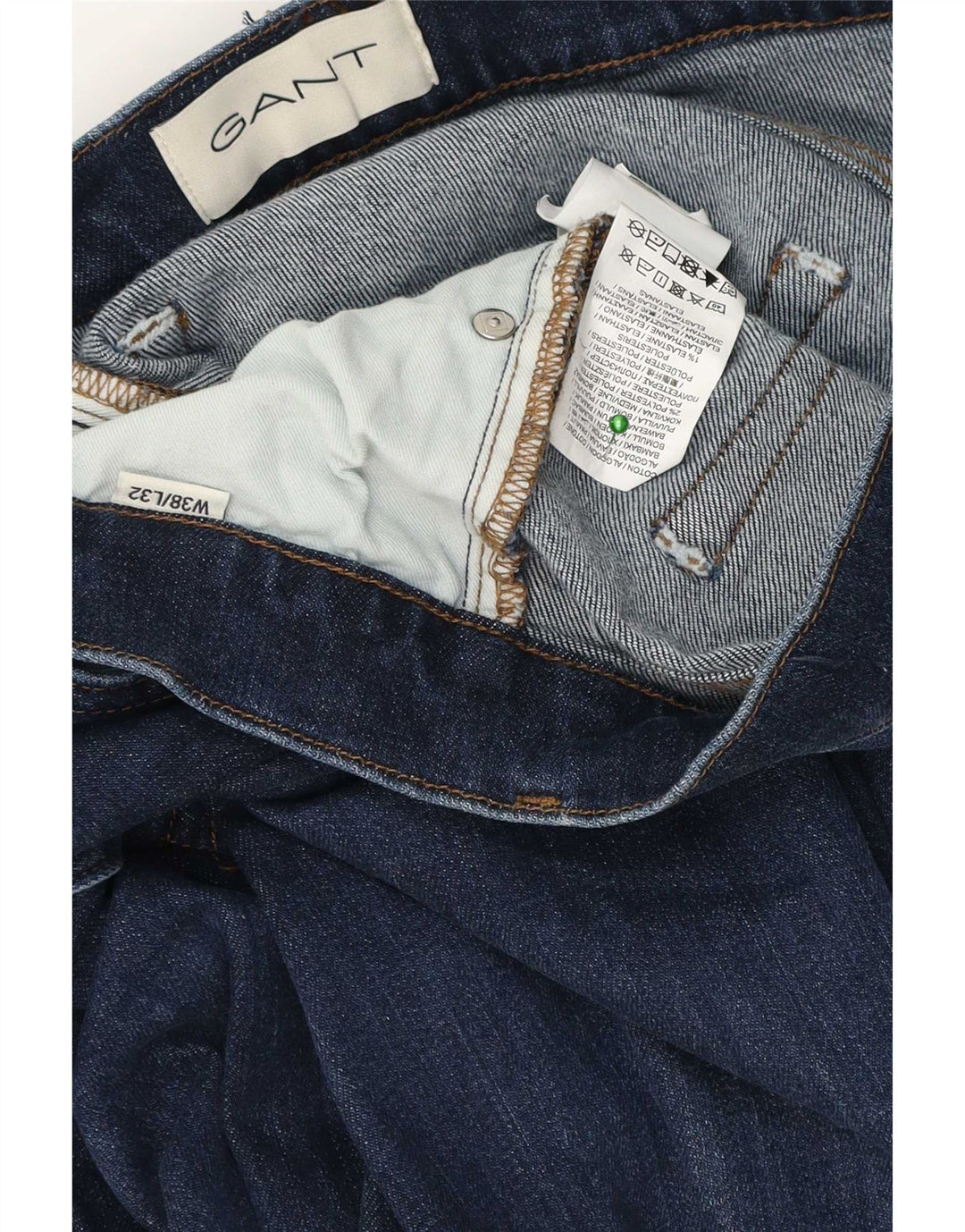 Ανδρικό τζιν Gant Regular Fit ίσιο W38 L32 Μπλε βαμβακερό