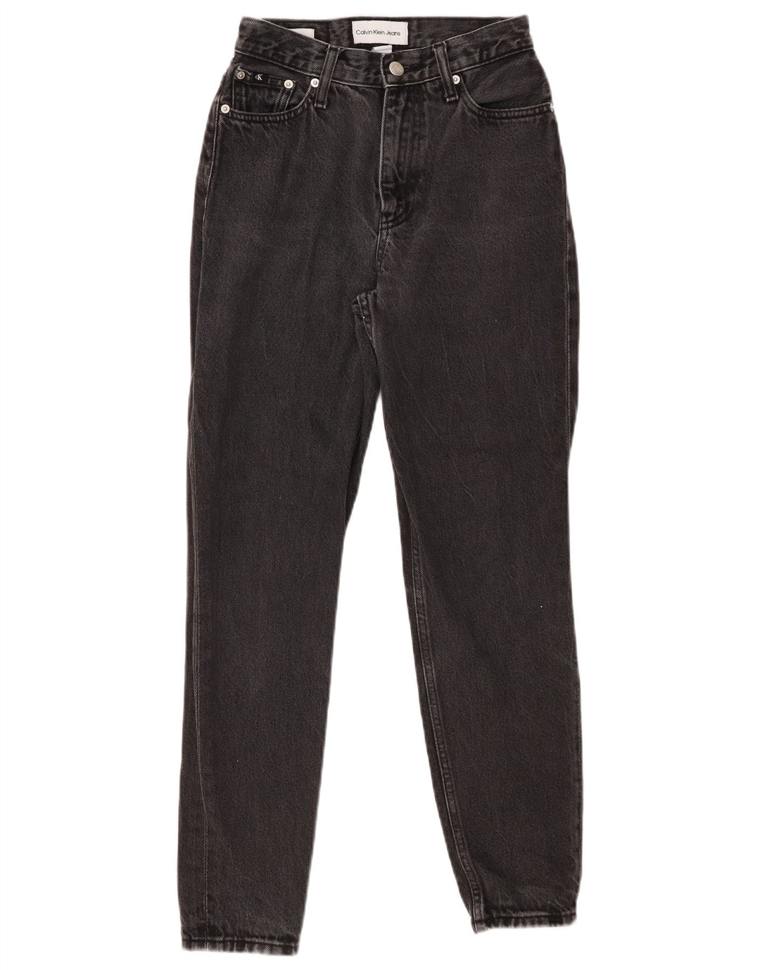 CALVIN KLEIN Γυναικείο Slim Jeans W25 L27 Μαύρο βαμβακερό