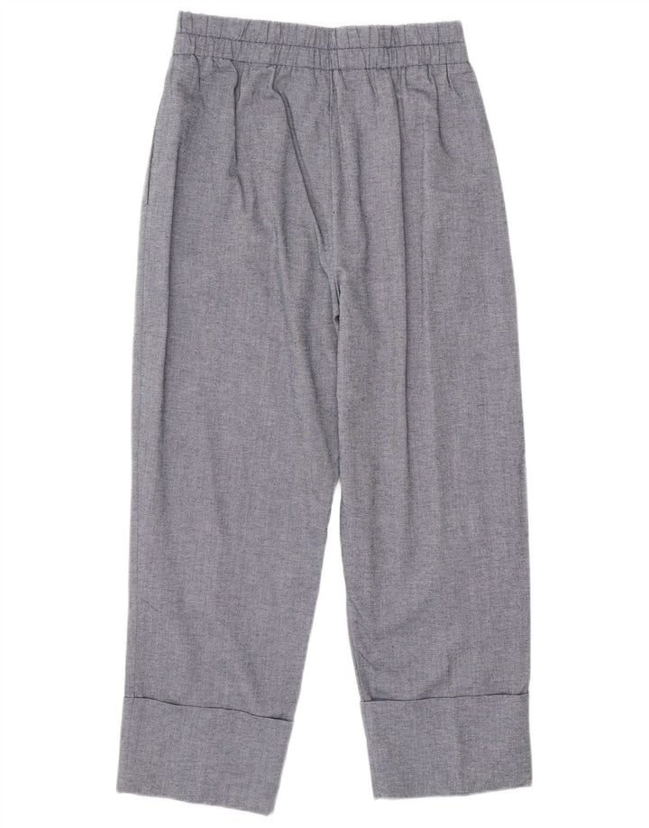 ZARA Γυναικείο ίσιο παντελόνι Chino Medium W28 L25 Μπλε βαμβακερό