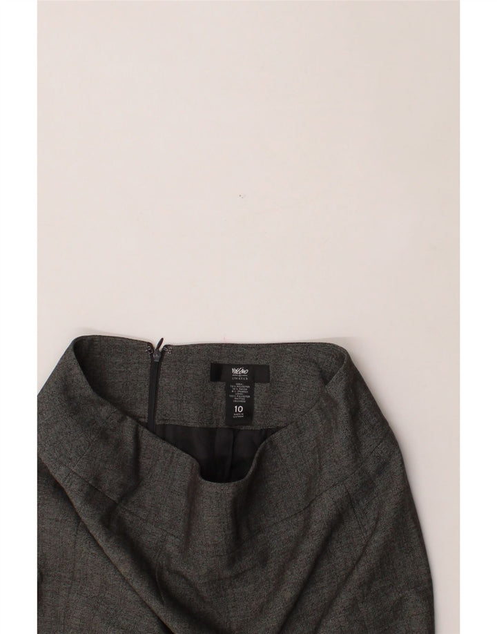 MOSSIMO Womens Pencil Skirt US 10 Large W32  Grey Herringbone Polyester Vintage Mossimo and Second-Hand Mossimo from Messina Hembry 