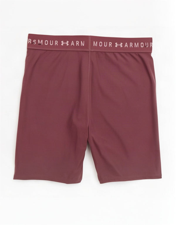 Under Armour Γυναικείο γραφικό αθλητικό σορτς UK 20 2XL μπορντό πολυεστέρα