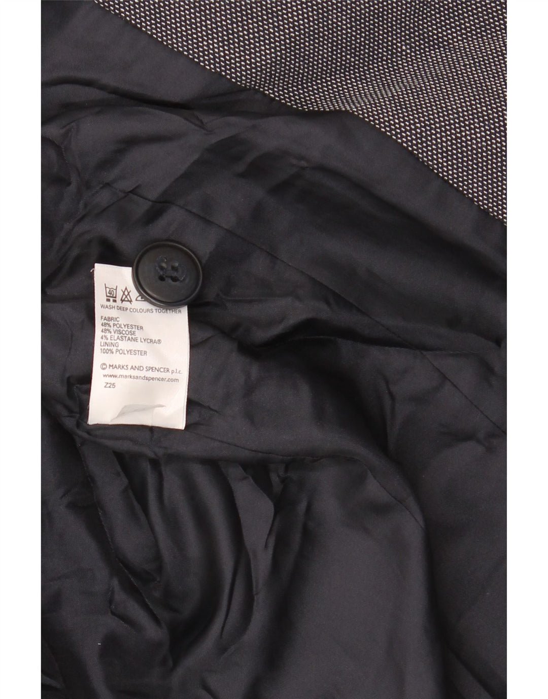 Marks & Spencer Γυναικείο Standard Blazer Jacket UK 16 Large Navy Blue