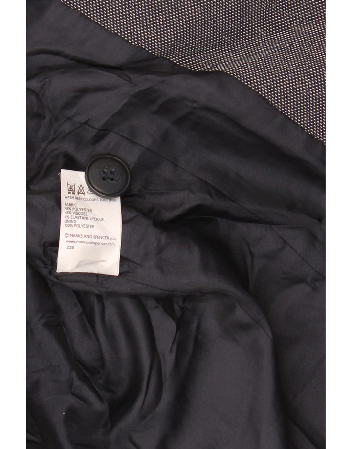 Marks & Spencer Γυναικείο Standard Blazer Jacket UK 16 Large Navy Blue