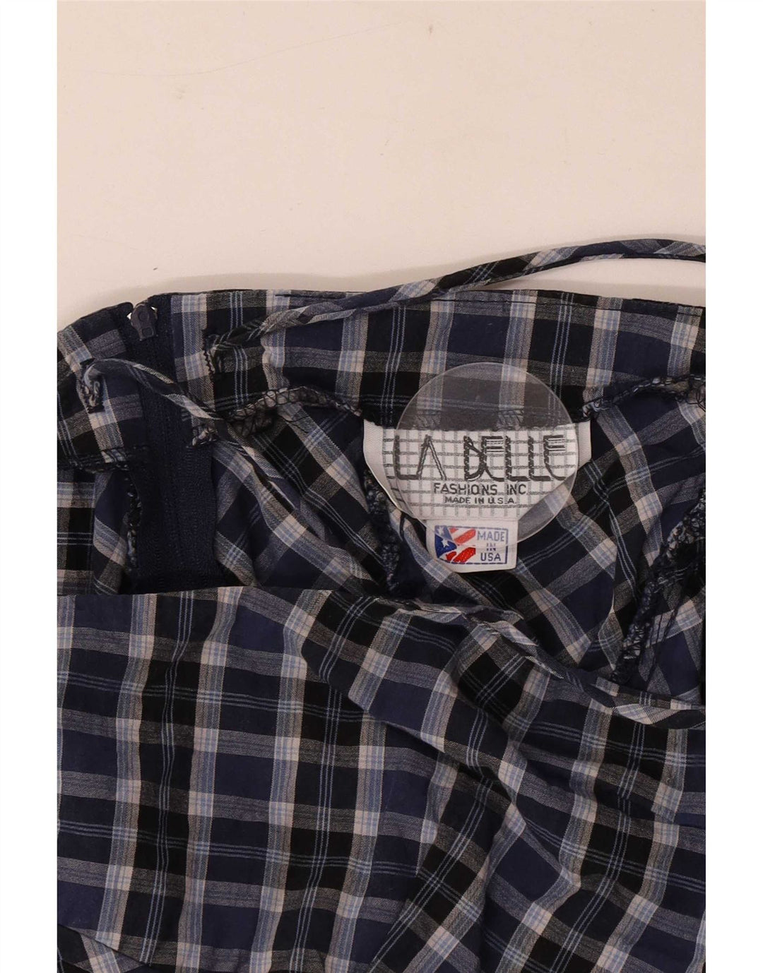 La Belle Γυναικείο Sundress UK 8 Small Blue Check