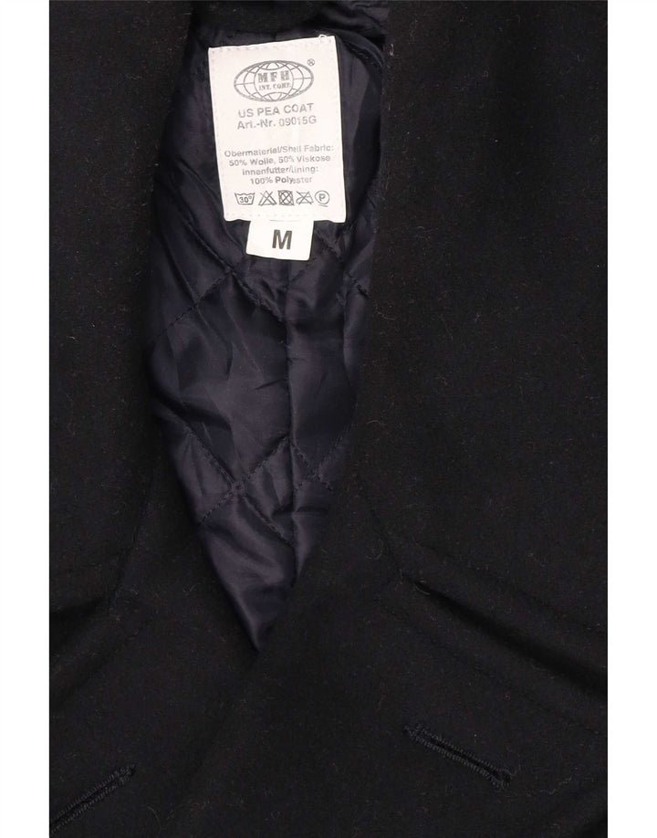 MFH Ανδρικό παλτό μπιζελιού UK 38 Medium Navy Blue Wool