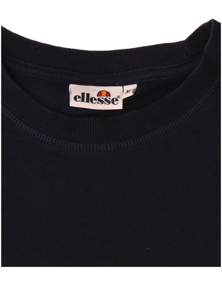 Ανδρικό T-Shirt Ellesse Top Medium Navy Blue Βαμβακερό