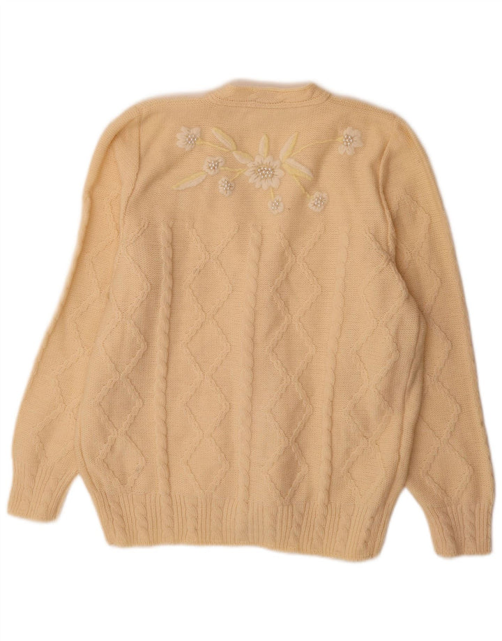 Florence Γυναικεία Ζακέτα UK 14 Large Yellow