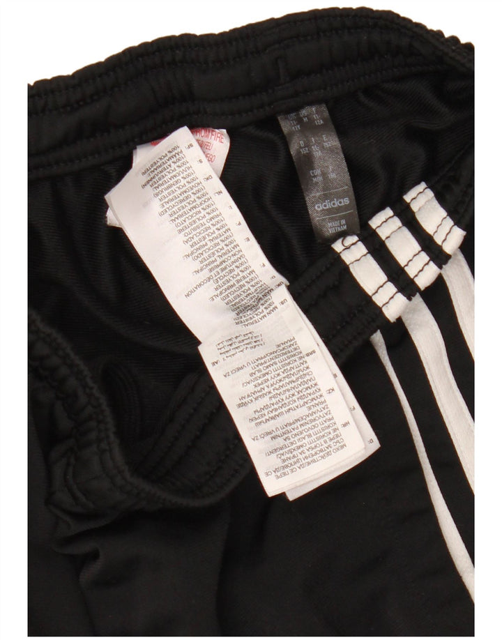 Παντελόνι φόρμας ADIDAS Girls 11-12 Years Μαύρο Πολυεστέρα