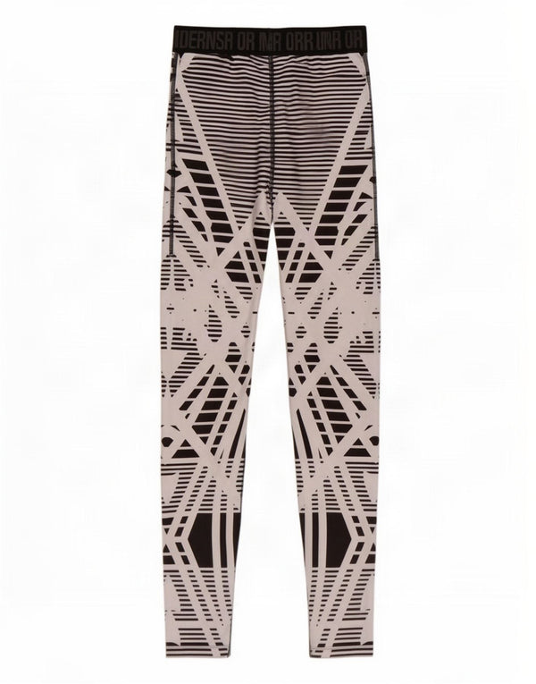 Under Armour Γυναικεία γραφικά κολάν UK 4 XS Black Geometric