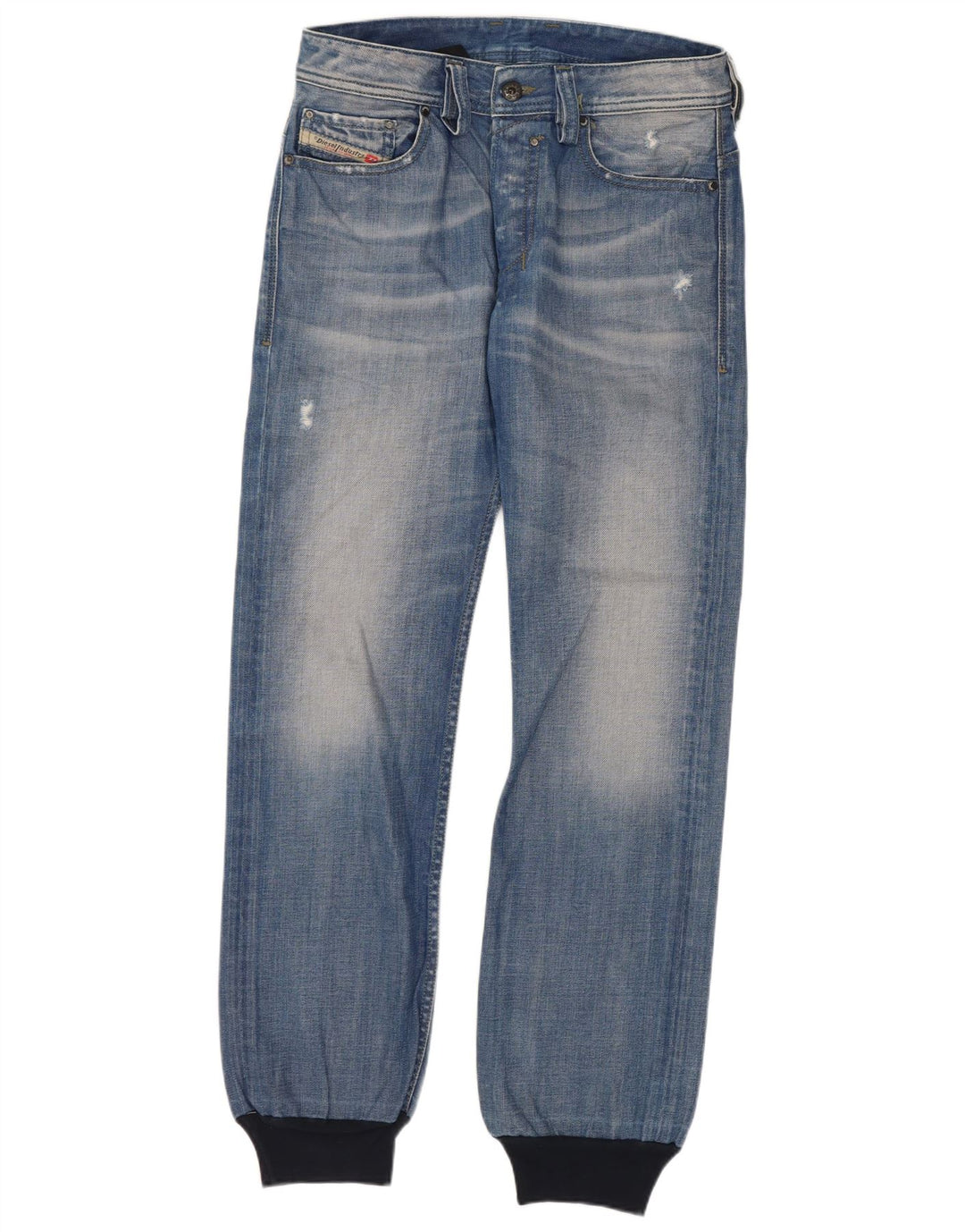 Diesel Womens Joggers Slim Jeans W26 L29 Μπλε βαμβακερό