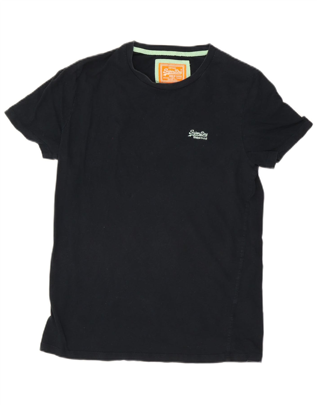 Ανδρικό T-Shirt Superdry Top Large Navy Blue από βαμβάκι