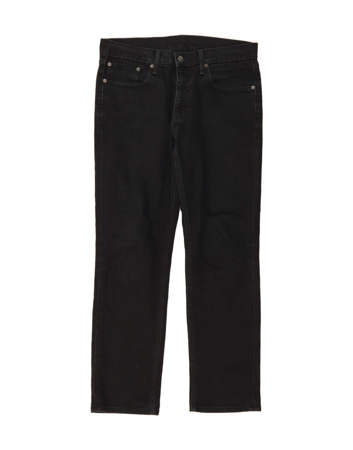 LEVI'S Mens Straight Jeans W31 L32 Navy Blue Cotton Vintage Levi's and Second-Hand Levi's from Messina Hembry 