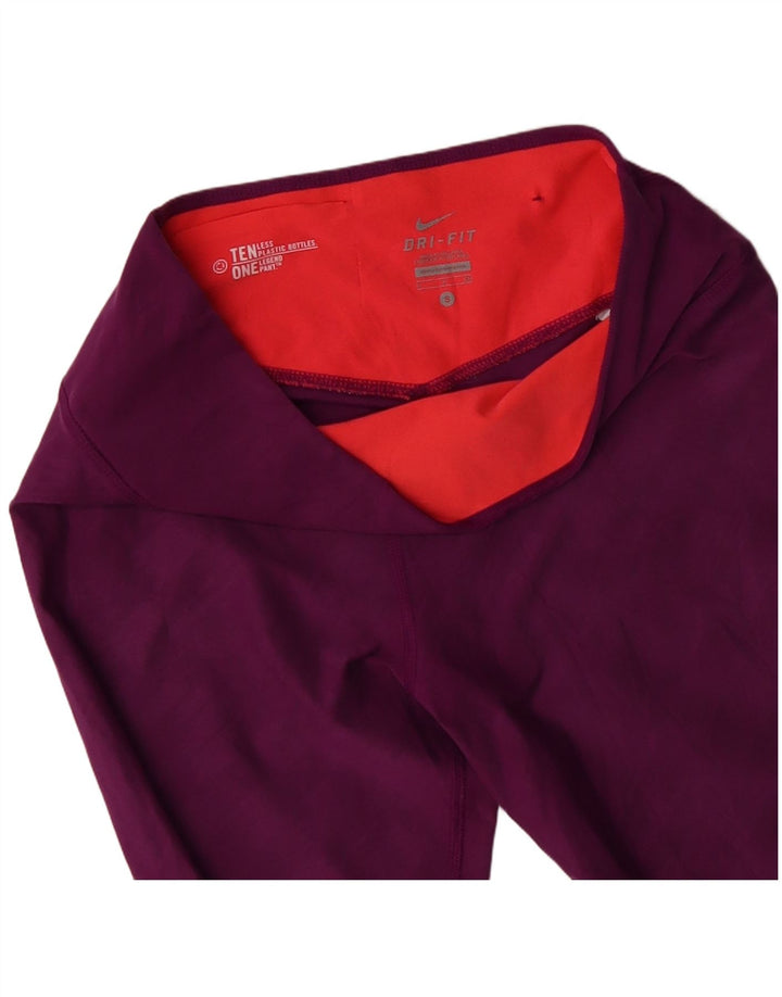 Γυναικεία κολάν Nike Capri UK 10 Small Purple Geometric Polyester