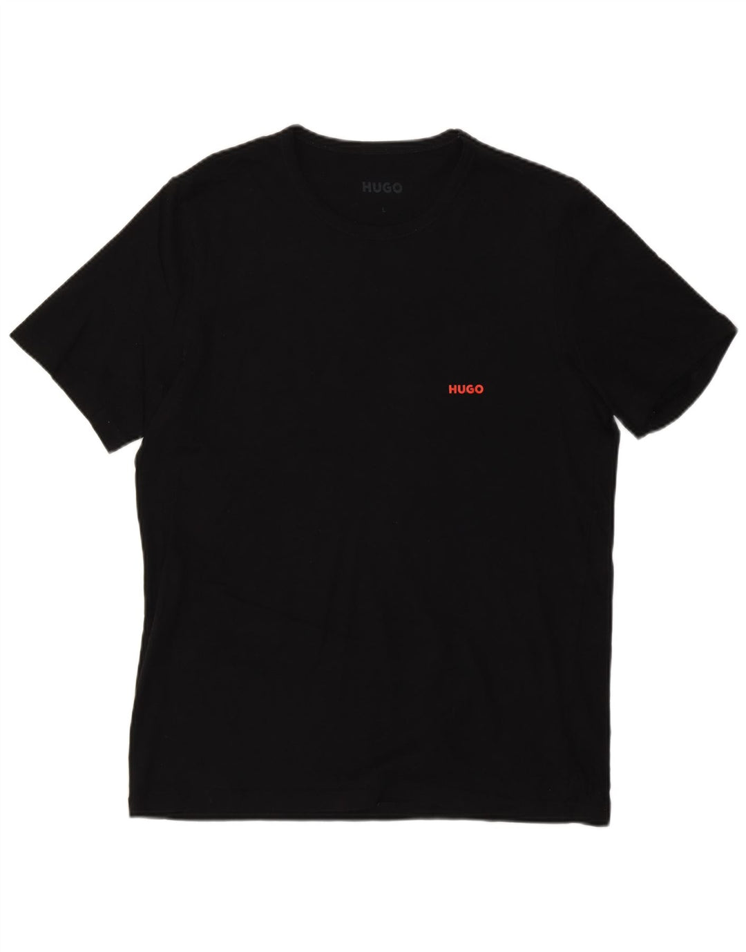 Ανδρικό T-Shirt Hugo Boss Top μεγάλο μαύρο βαμβακερό