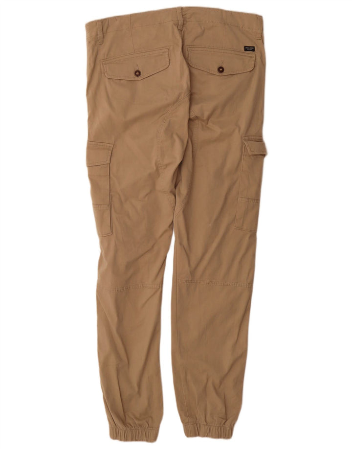 Jack & Jones Ανδρικό Παντελόνι Joggers Cargo W33 L34 Μπεζ