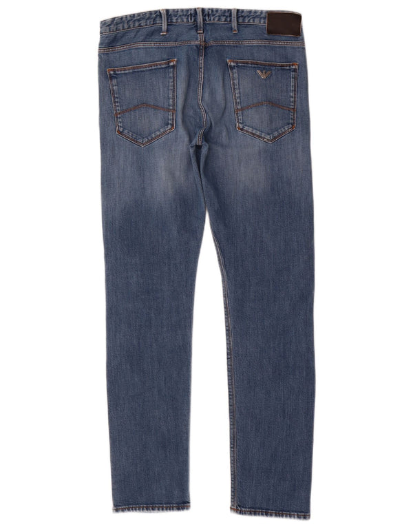 Armani Ανδρικό Skinny Jeans W33 L31 Navy Blue Cotton