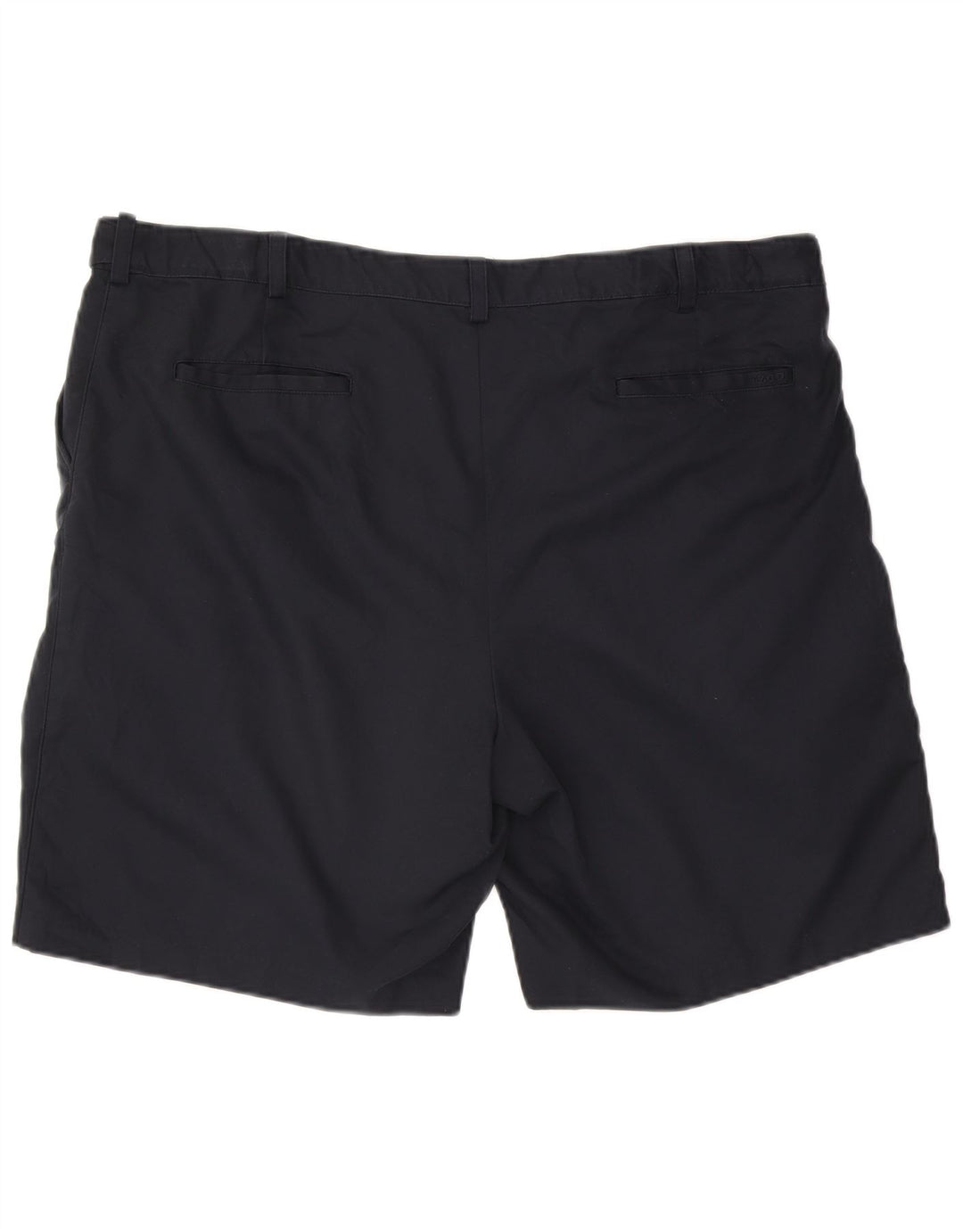 IZOD Mens Chino Shorts  W44 2XL Navy Blue Polyester
