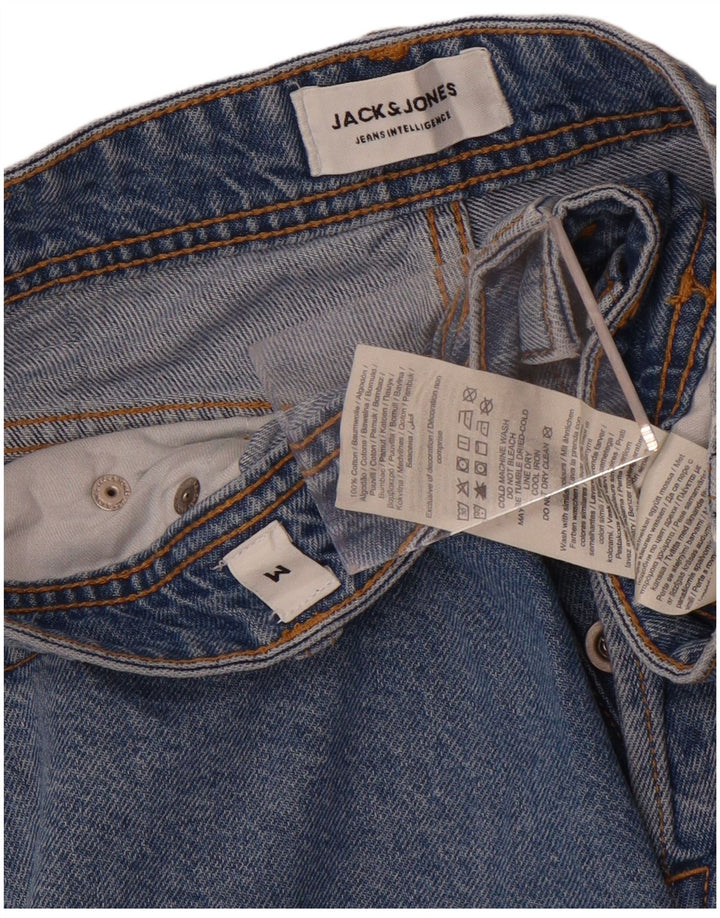 Jack & Jones Ανδρικό τζιν σορτς μεσαίο W32 μπλε βαμβακερό