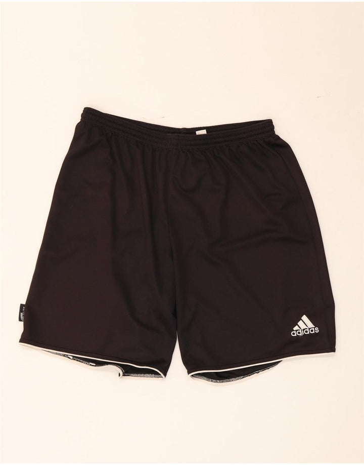 Ανδρικό σορτς Adidas Climalite Sport μεγάλο μαύρο πολυεστέρα