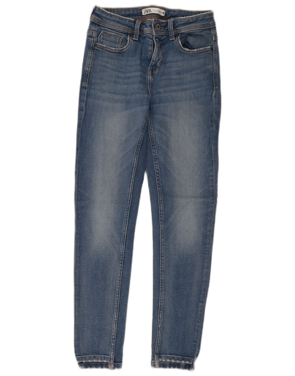 Zara Γυναικείο Skinny Jeans EU 36 XS W26 L28 Blue