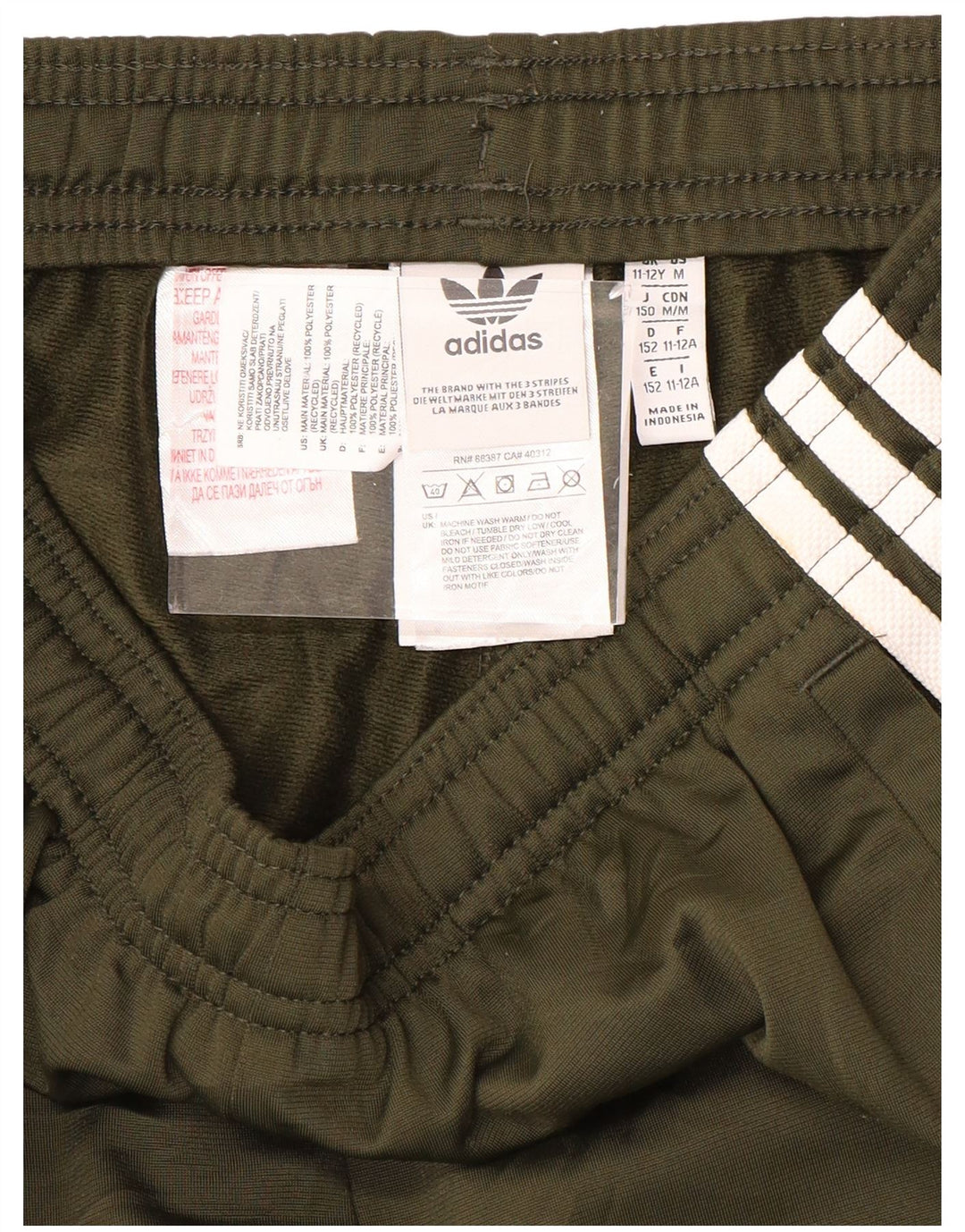 ADIDAS για αγόρια αθλητικά παντελόνια Joggers 11-12 ετών Khaki Polyester
