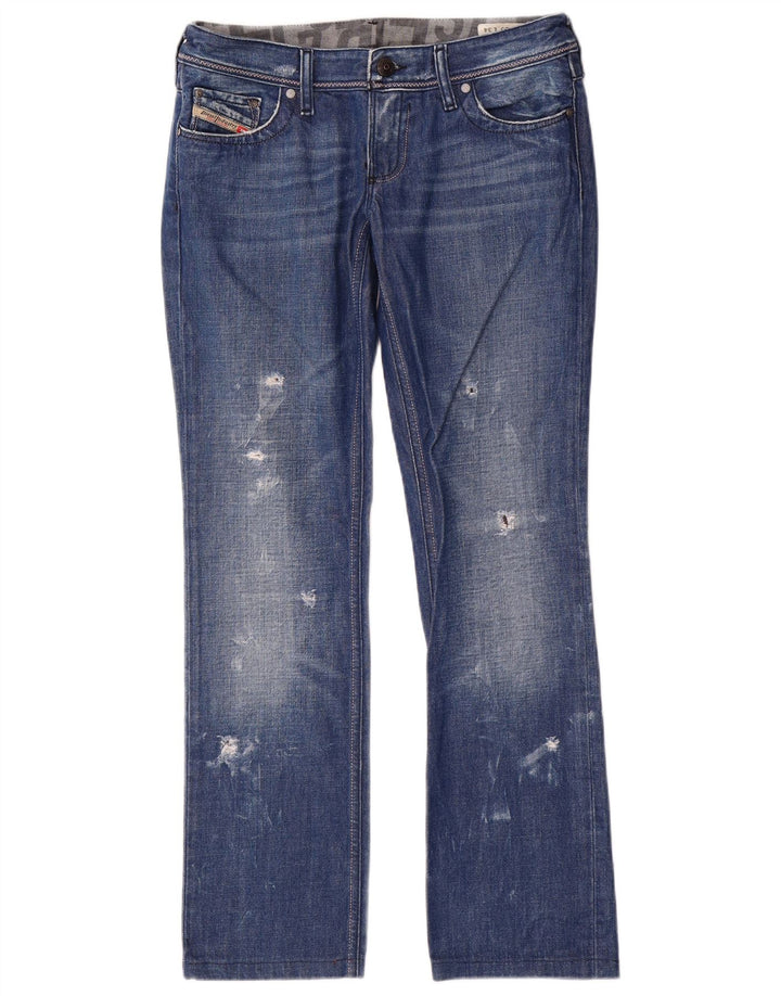 Diesel Γυναικείο Lowky Distressed Slim Jeans W29 L30 Blue Cotton