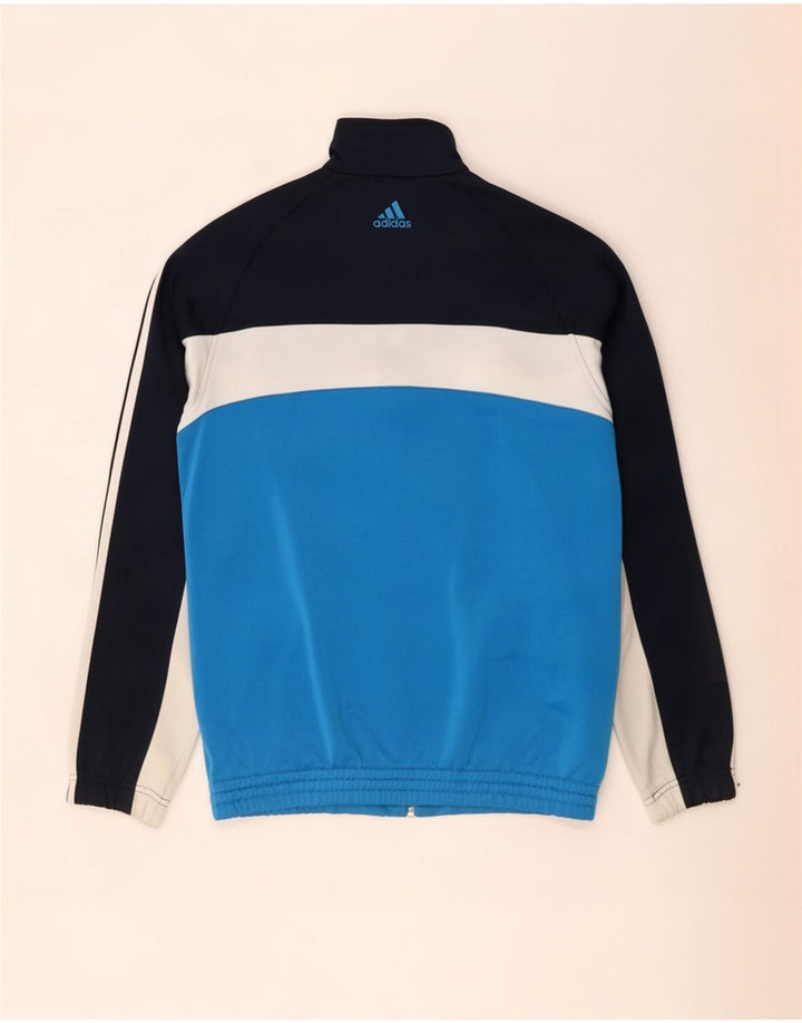 Ανδρική φόρμα Adidas Top Jacket UK 38/40 Medium Blue Colorblock Polyester