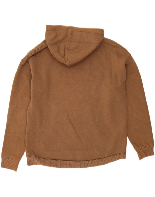 Zara Ανδρικό Hoodie Jumper Μικρό Καφέ