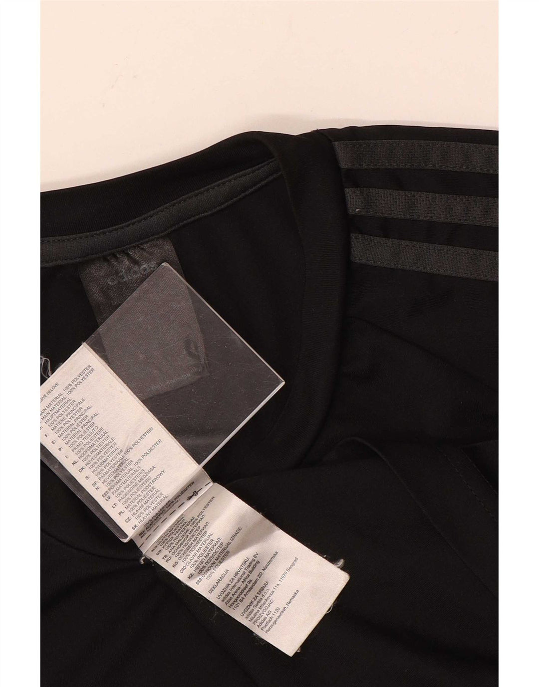 Ανδρικό T-Shirt Adidas Top Μικρό Μαύρο Πολυεστέρα