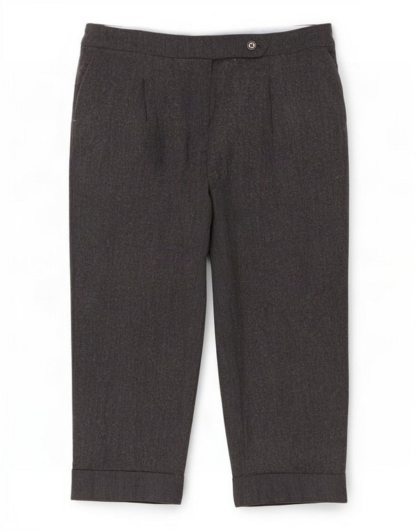 Marks & Spencer Γυναικείο παντελόνι Capri UK 16 Large W38 L22 Grey Pearringbone