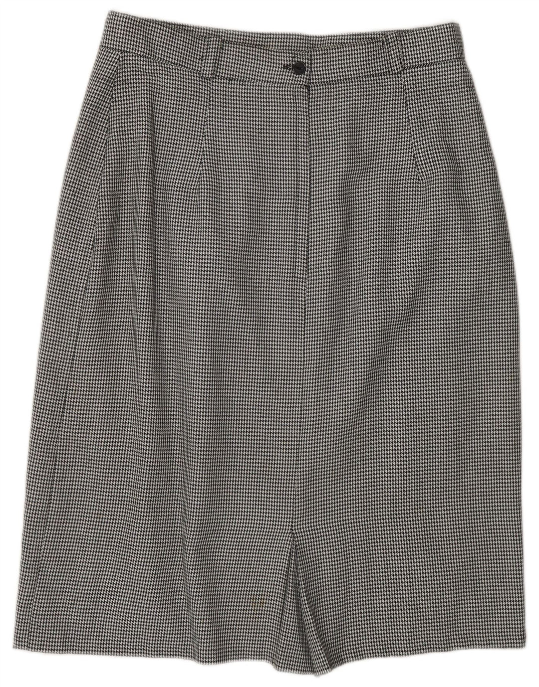 ST. BERNARD Γυναικεία Midi ίσια φούστα UK 16 Large W30 Black Houndstooth