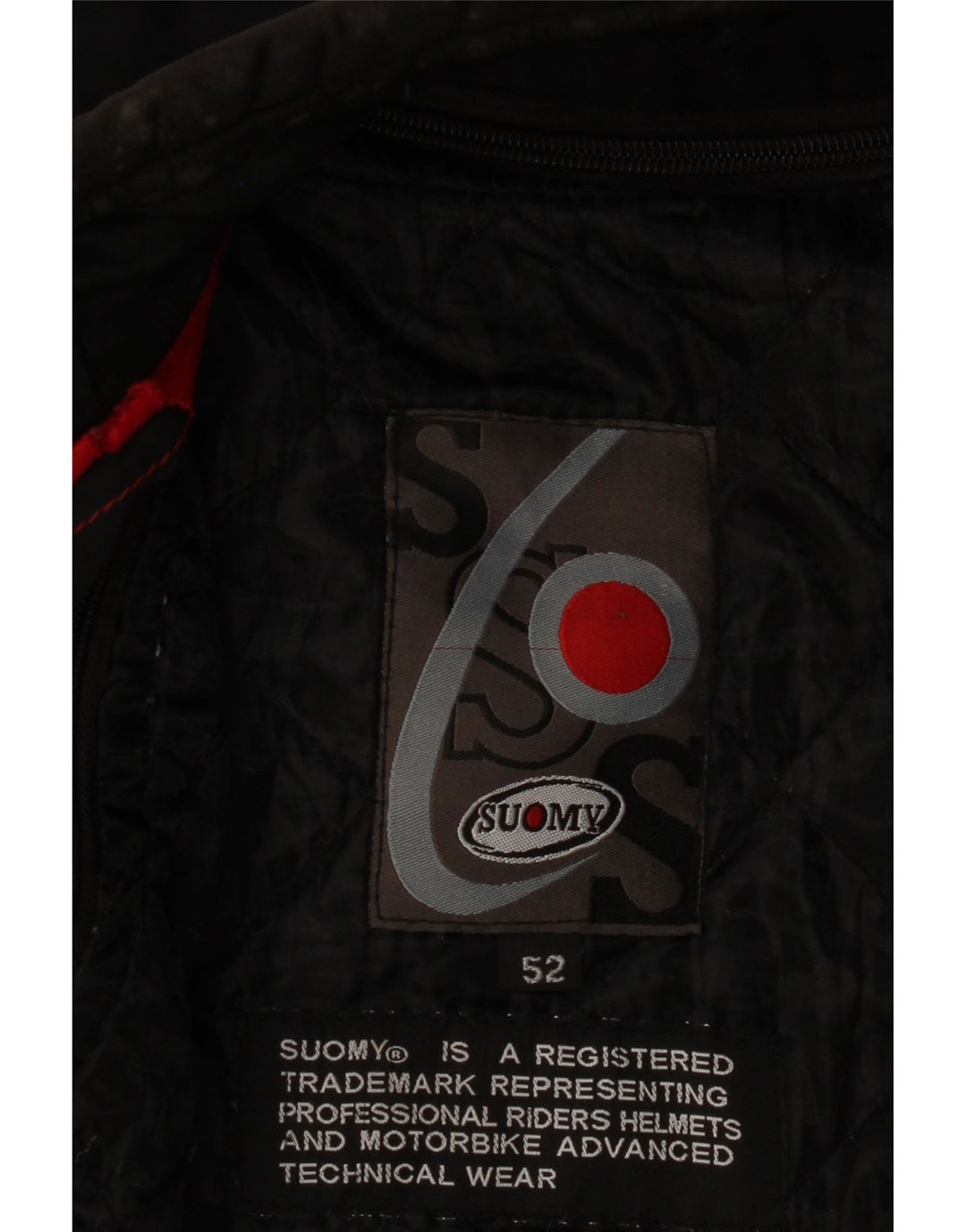 Ανδρικό Suomy Graphic Racer Jacket IT 52 XL Μαύρο Nylon