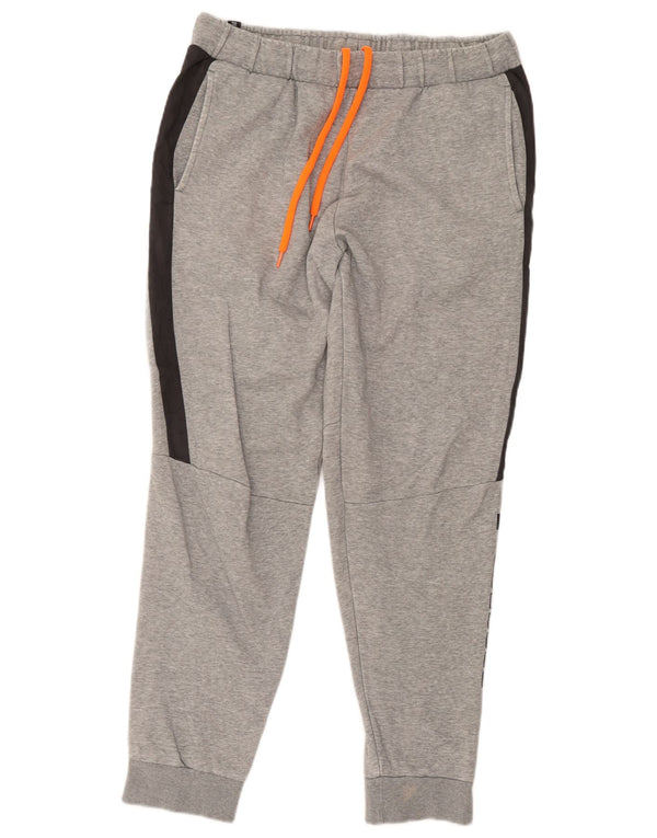 Ανδρική φόρμα γραφικής Puma Παντελόνι Joggers Μεγάλο γκρι χρώμα βαμβακερό