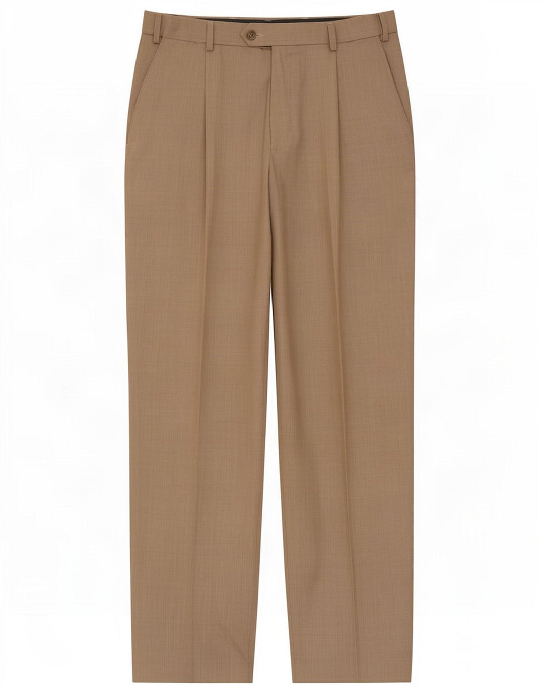 Ανδρικό παντελόνι με κανονική εφαρμογή Marks & Spencer W32 L31 Μπεζ πολυεστέρας