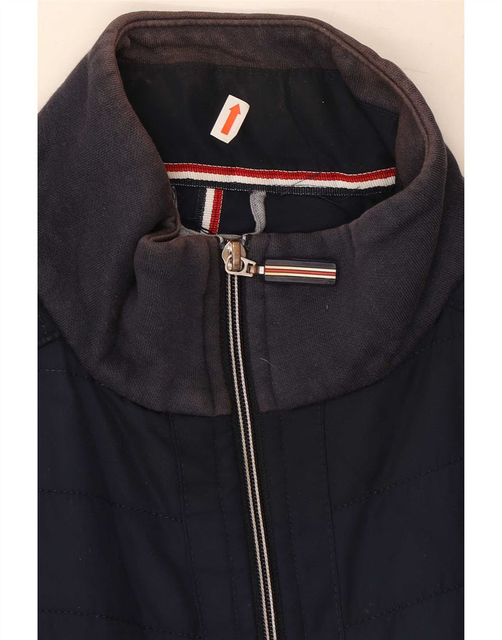 Marks & Spencer Mens Blue Harbor Tracksuit Top Jacket Large Navy
