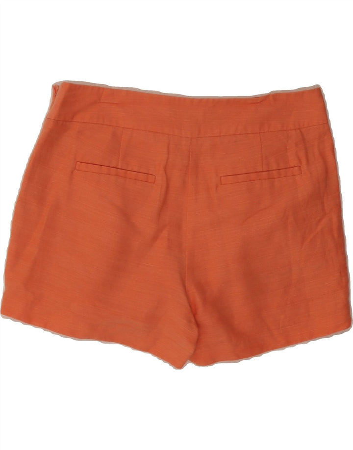 J. CREW Womens Casual Shorts US 6 Medium W30 Orange Cotton Vintage J. Crew and Second-Hand J. Crew from Messina Hembry 