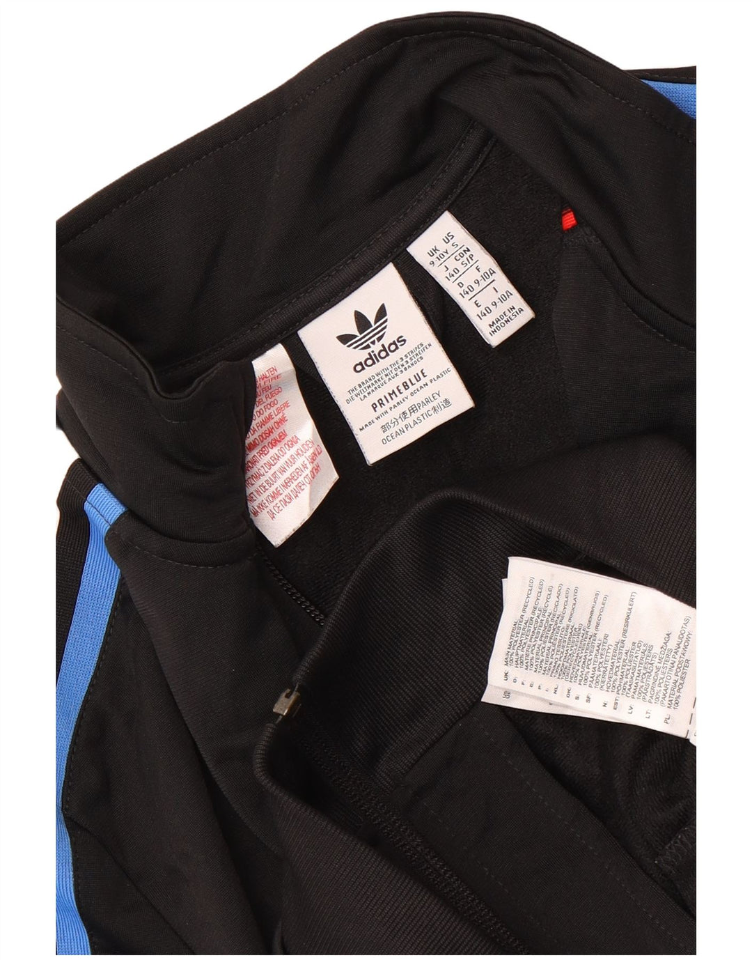 Adidas Boys αθλητική φόρμα Adidas Top Jacket 9-10 Years Black Colourblock Polyester