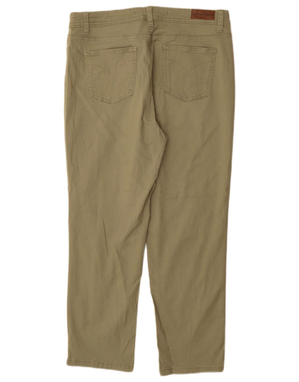 CALVIN KLEIN Γυναικείο κωνικό casual παντελόνι US 10 Large W30 L27 Green