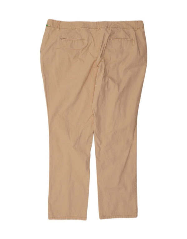 Boden Γυναικείο Slim παντελόνι Chino UK 22 3XL W44 L32 Μπεζ βαμβακερό