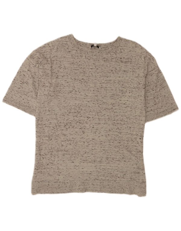 Γυναικείο T-Shirt Reiss Top UK 12 Βαμβακερό μεσαίο γκρι