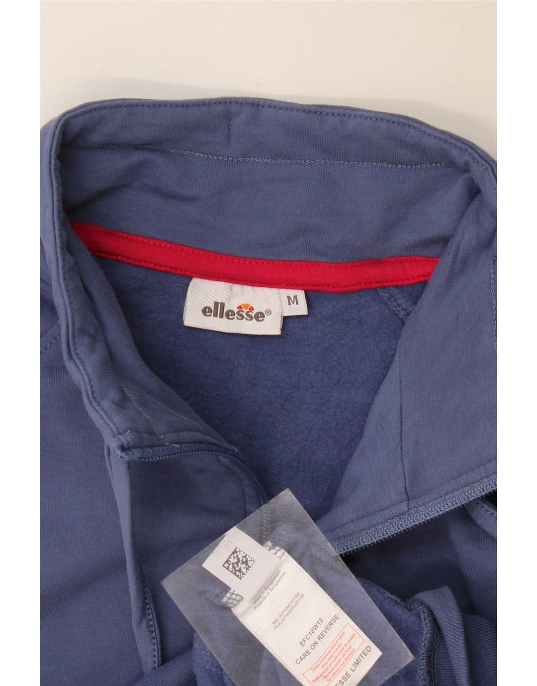 Ellesse Γυναικεία φόρμα γυμναστικής με γραφικά μπουφάν UK 14 Medium Navy Blue Cotton