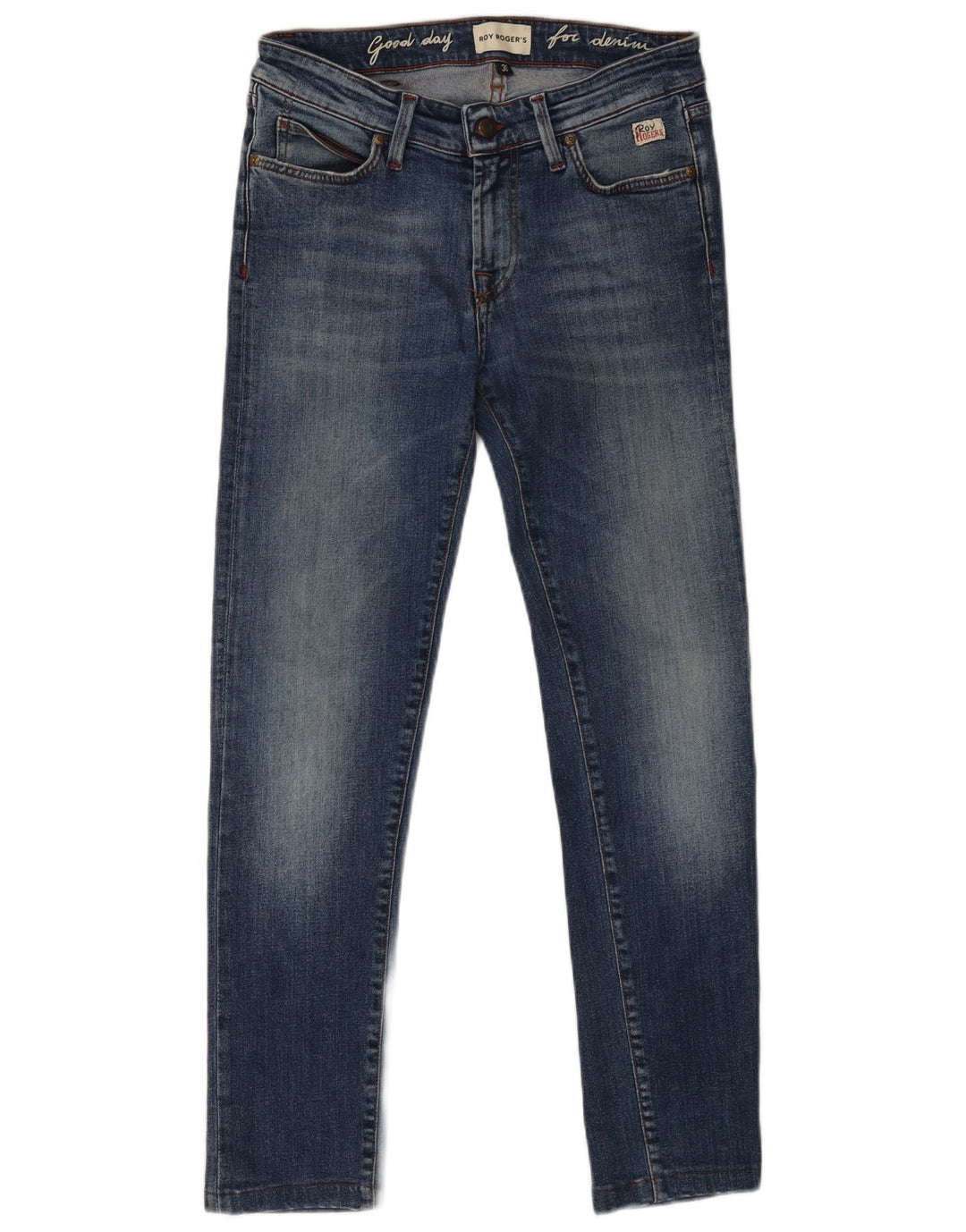 ROY ROGERS Ανδρικό Skinny Jeans W30 L28 Μπλε Βαμβακερό
