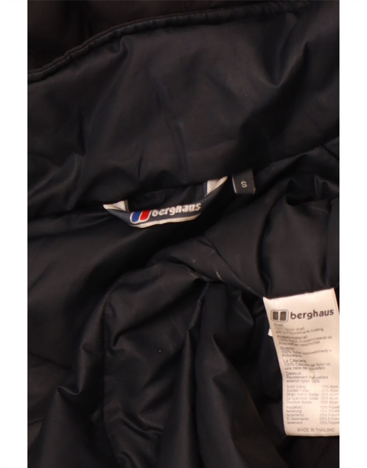 BERGHAUS Ανδρικό μπουφάν βροχής με κουκούλα UK 36 Small Black Nylon