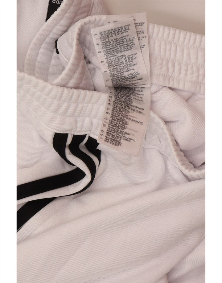 Ανδρικό παντελόνι αθλητικής φόρμας Adidas Aeroready Μεσαίο λευκό πολυεστέρα