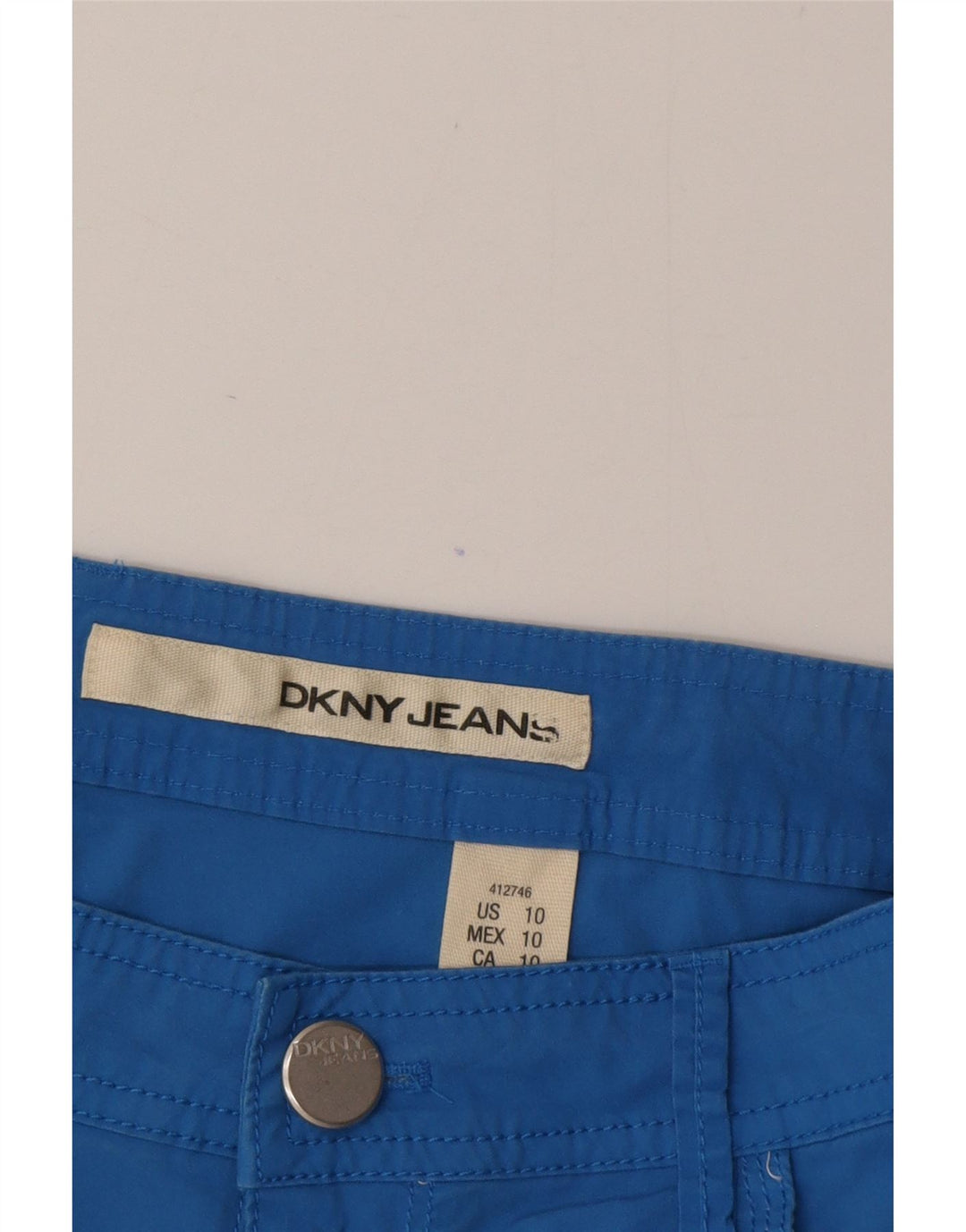Γυναικείο Casual σορτς Dkny US 10 Large W34 Μπλε βαμβακερό