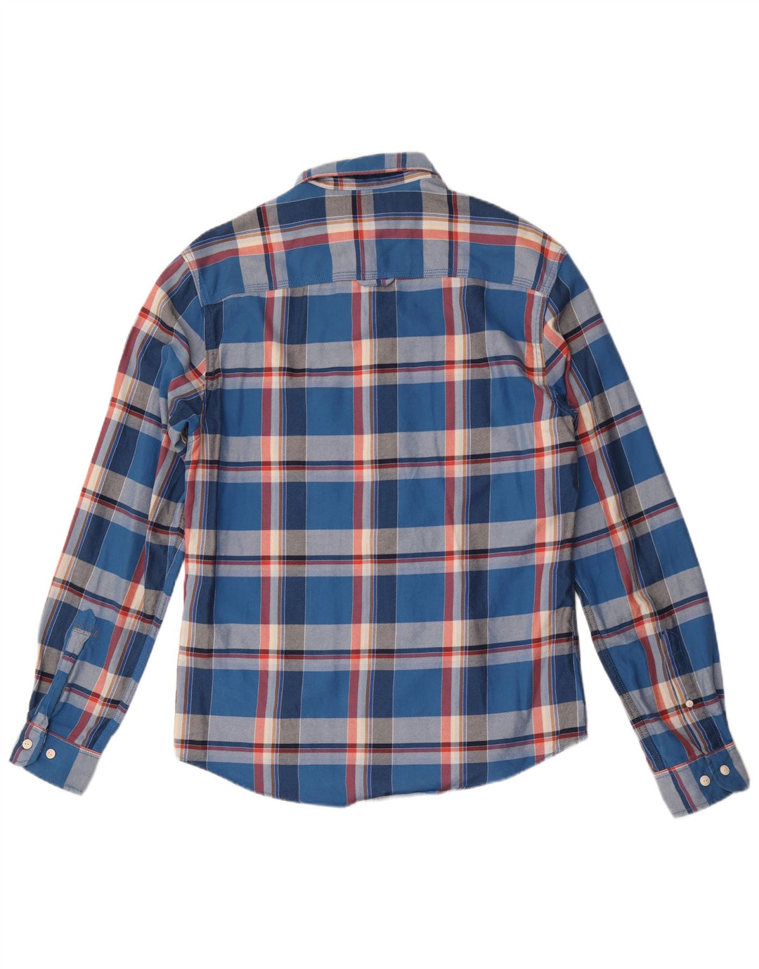 Jack & Jones Ανδρικό φανελένιο πουκάμισο μεγάλο μπλε βαμβακερό