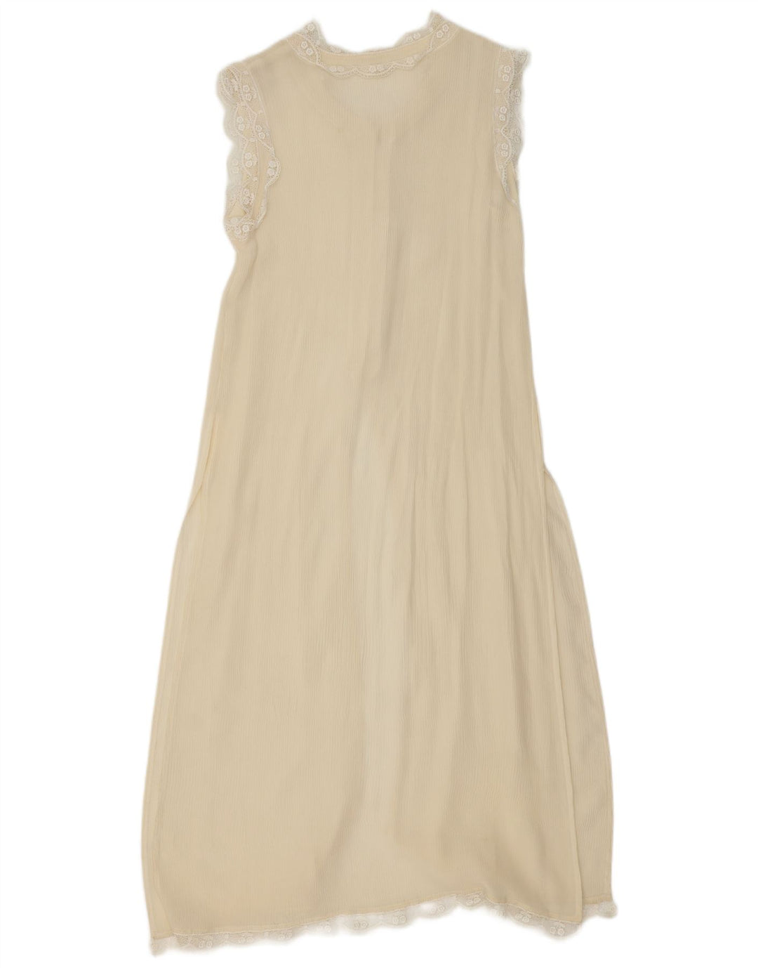 Vintage γυναικείο φόρεμα UK 10 Small Off White