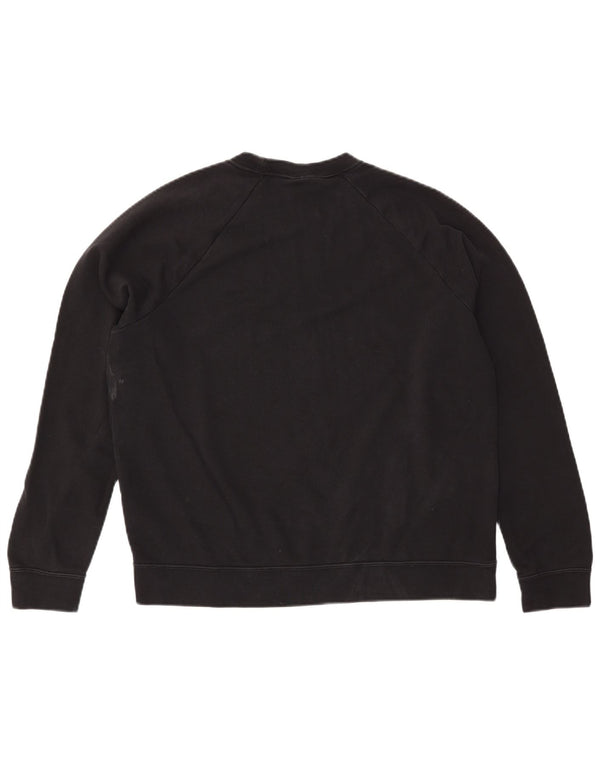 Γυναικείο φούτερ NIKE Jumper UK 16 Large μαύρο βαμβακερό